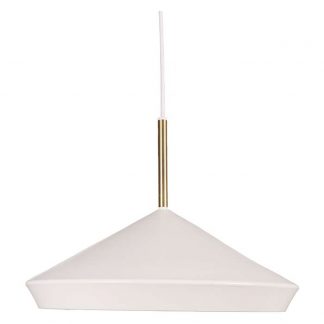GEOMETRI TAKLAMPA VIT