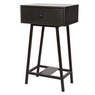 Skybox Sängbord svart