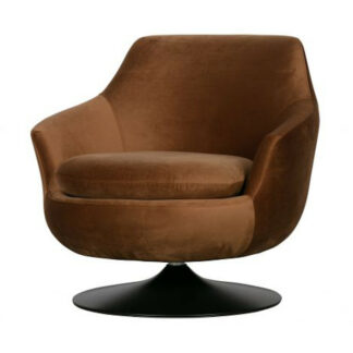 Jada rotation armchair velvet brown