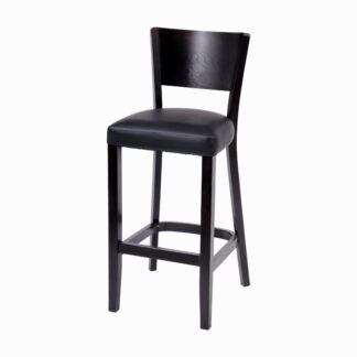 Birger Stol Bar svart konstläder