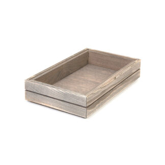 Stapelbar eklåda GN1/4 drivved H4cm