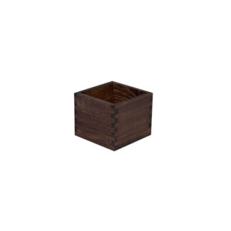Trälåda 12x12 H10 svartbets