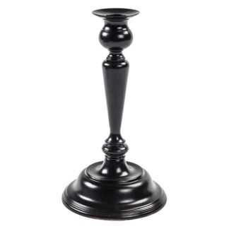 Ljusstake 1 ljus Svart