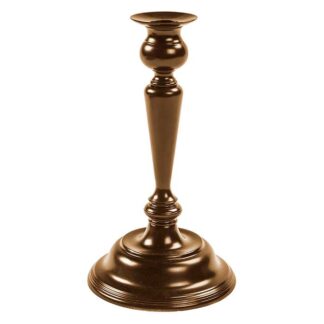 Ljusstake 1 ljus Brons